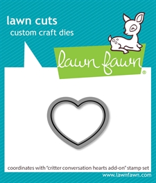 Lawn Cuts - Critter Conversation Hearts Add-On (DIES)