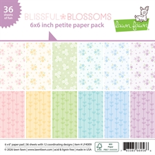 Lawn Fawn Paper Pad 6x6" - Blissfull Blossoms