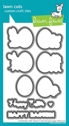 Lawn Cuts - Stamp'n Stencil Easter Egg (DIES)