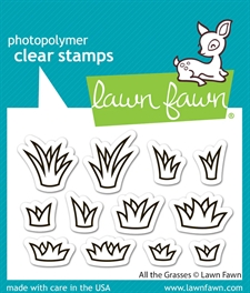 Lawn Fawn Clear Stamp Set - All the Grasses