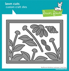 Lawn Cuts - Big Blossom Backdrop: Landscape (DIES)