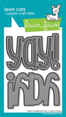 Lawn Cuts - Giant Outlined Yay (DIES)