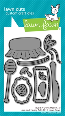 Lawn Cuts - Build-a-Drink Mason Jar Add-On: Jam and Honey (DIES)