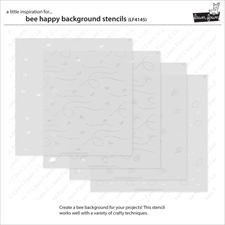 Lawn Fawn Clipping Stencils - Bee Happy