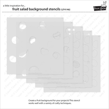 Lawn Fawn Clipping Stencils - Fruit Salad
