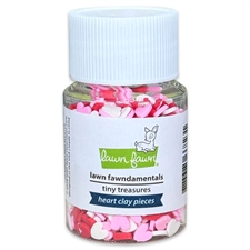 Lawn Fawn Tiny Treasures - Clay Pieces (shaker fyld) Heart