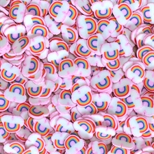 Lawn Fawn Tiny Treasures - Clay Pieces (shaker fyld) Rainbow