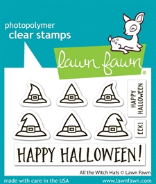 Lawn Fawn Clear Stamp Set - All the Witch Hats