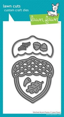 Lawn Cuts - Stitched Acorn Frame (DIES)