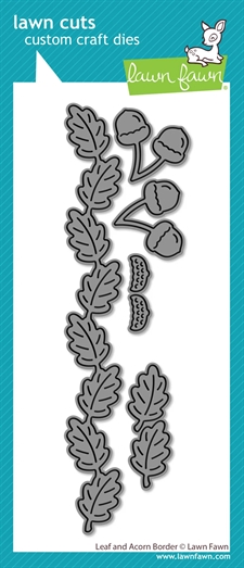 Lawn Cuts - Leaf and Acorn Border (DIES)