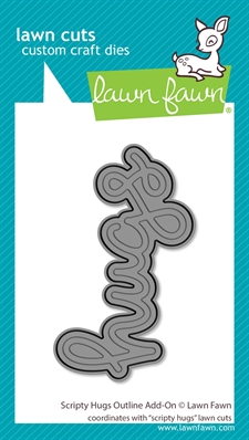Lawn Cuts - Scripty Hugs Outline Add-On (DIES)