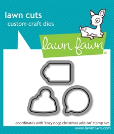 Lawn Cuts - Cozy Dogs Christmas Add-On (DIES)