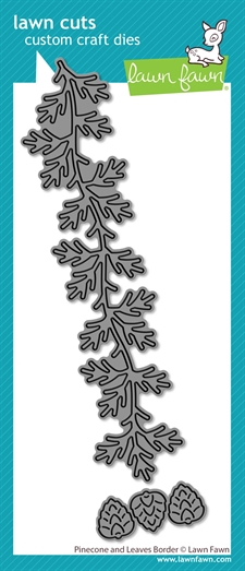 Lawn Cuts - Pinecone and Leaves Border (DIES)
