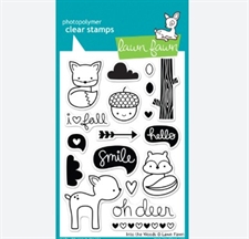 Lawn Fawn Clear Stamp Set - Into the Woods
