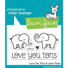Lawn Fawn Clear Stamp - Love You Tons