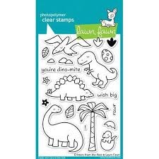 Lawn Fawn Clear Stamp Set - Critters From the Past