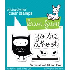 Lawn Fawn Clear Stamp - You're a Hoot