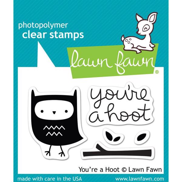 Lawn Fawn Clear Stamp - You\'re a Hoot