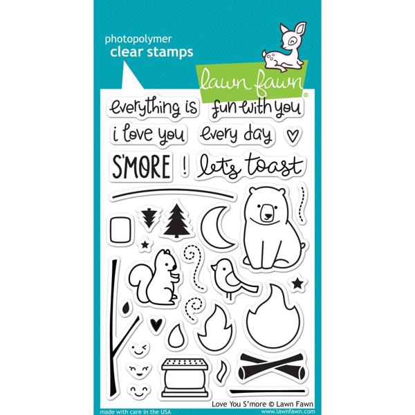 Lawn Fawn Clear Stamp Set - Love You S\'More