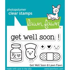 Lawn Fawn Clear Stamp Set - Get Well Soon
