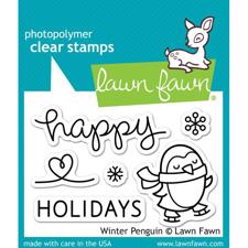 Lawn Fawn Clear Stamp - Winter Penguin