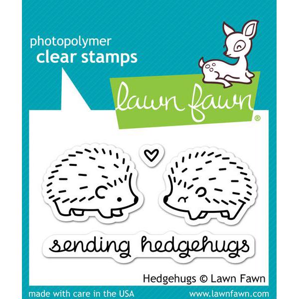 Lawn Fawn Clear Stamp - Hedgehugs