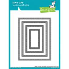 Lawn Cuts - LARGE Stitched Rectangle Stackables DIES