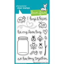 Lawn Fawn Clear Stamp Set - Bugs & Kisses