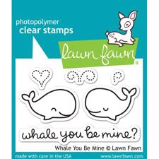 Lawn Fawn Clear Stamp - Whale You Be Mine