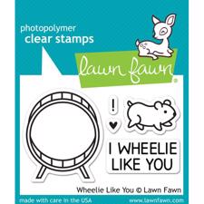Lawn Fawn Clear Stamp - Wheelie Like You