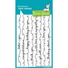 Lawn Fawn Clear Stamp Set - Scripty Sayings
