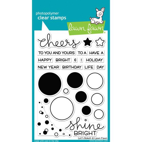 Lawn Fawn Clear Stamps - Let\'s Bokeh