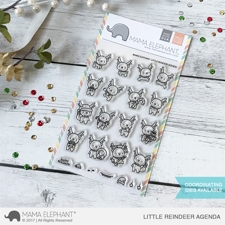 Mama Elephant Clear Stamp Set - Little Reindeer Agenda