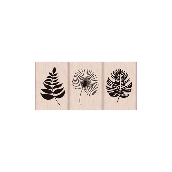 Hero Arts Wood Stamp Set - Tropical Leaves