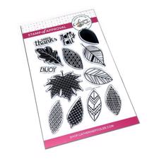 Catherine Pooler Stamps - Leaf Motifs