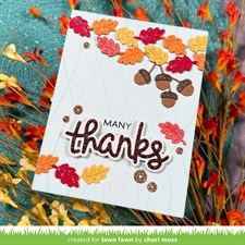 Lawn Cuts - Leaf and Acorn Border (DIES)