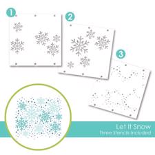 Taylored Expressions Layering Stencil Set 6x6" - Let it Snow