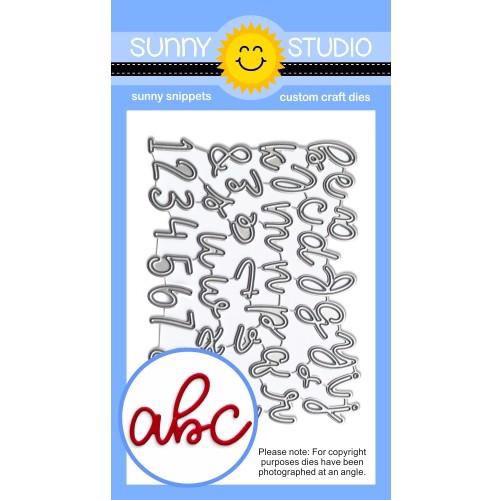 Sunny Studio Stamps - DIES / Loopy Letters Lower