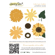 Honey Bee Stamps / Honey Cuts - Lovely Layers: Sunflowers