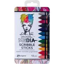 Dina Wakley Media - Scribble Sticks Set #2 (12 stk.)