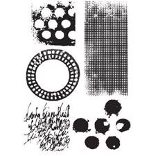 Dina Wakley Cling Rubber Stamp Set - Textures