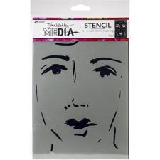 Dina Wakley Stencil - She Sees