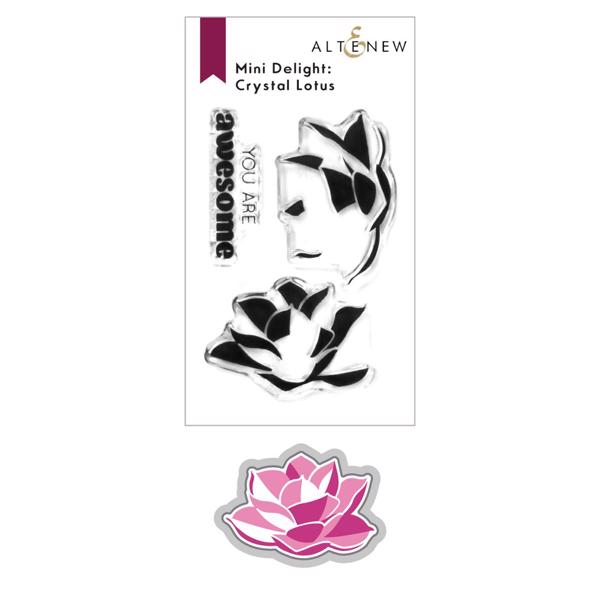 Altenew Stamp & Die Set - Crystal Lotus (stamp & die bundle)