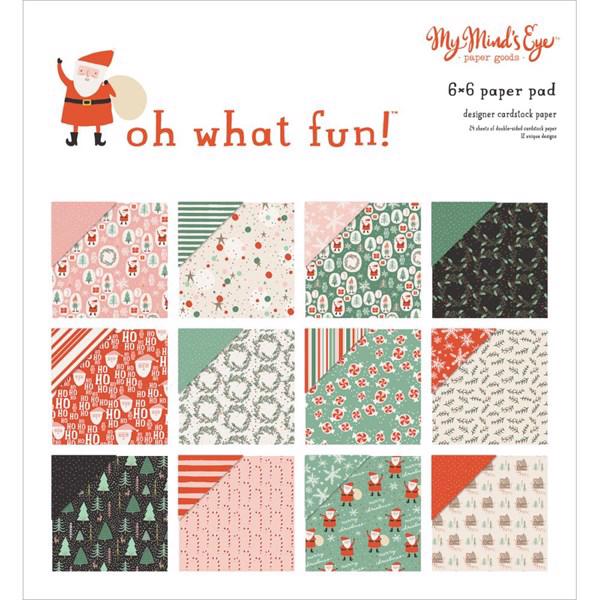 My Minds Eye Paper Pad 6x6" - Oh What Fun