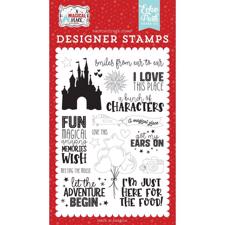 Echo Park Clear Stamp Set - A Magical Place / Smiles from Ear to Ear