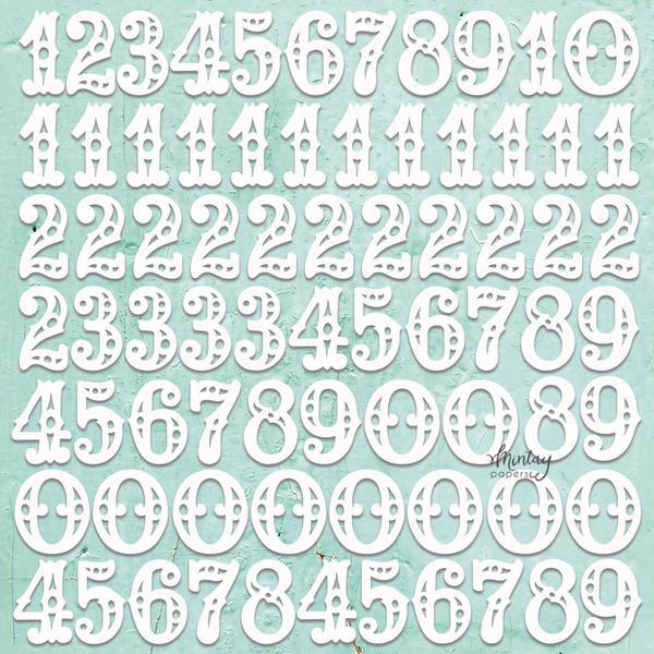 Mintay Chippies Decor - Numbers Set