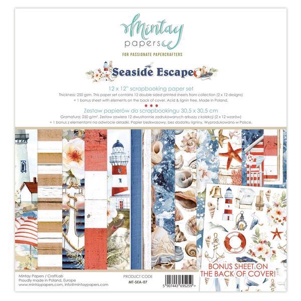 Mintay Papers 12x12" Paper Set - Seaside Escape
