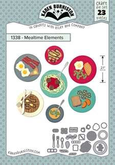 Karen Burniston Die - Mealtime Elements