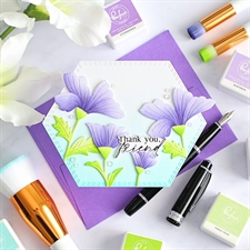 PinkFresh Studios Stencil - Petal Perfection