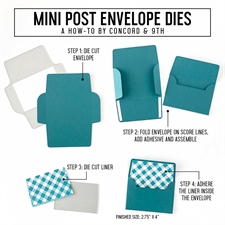 Concord & 9th Die - Mini Post Envelope (DIE)